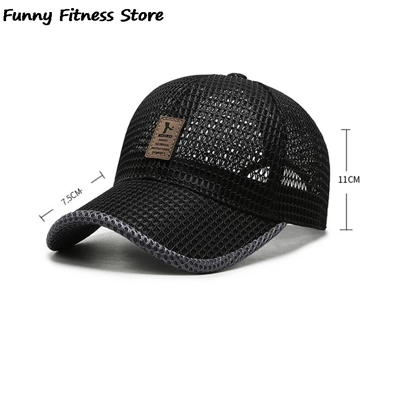 Breathable Mesh Sports Cap