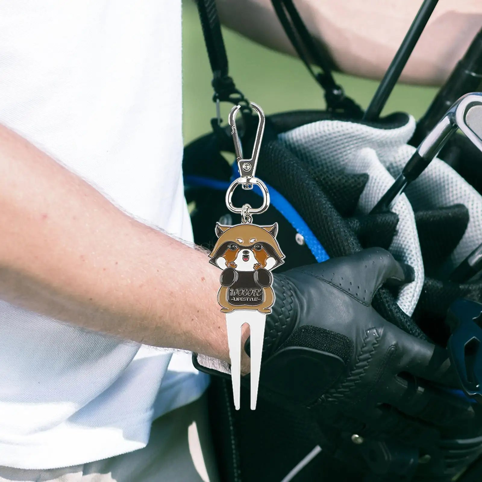 Portable Golf Divot Repair Tool for Pitch Marks