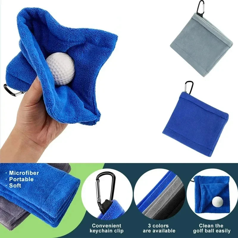 Compact Microfiber Golf Towel