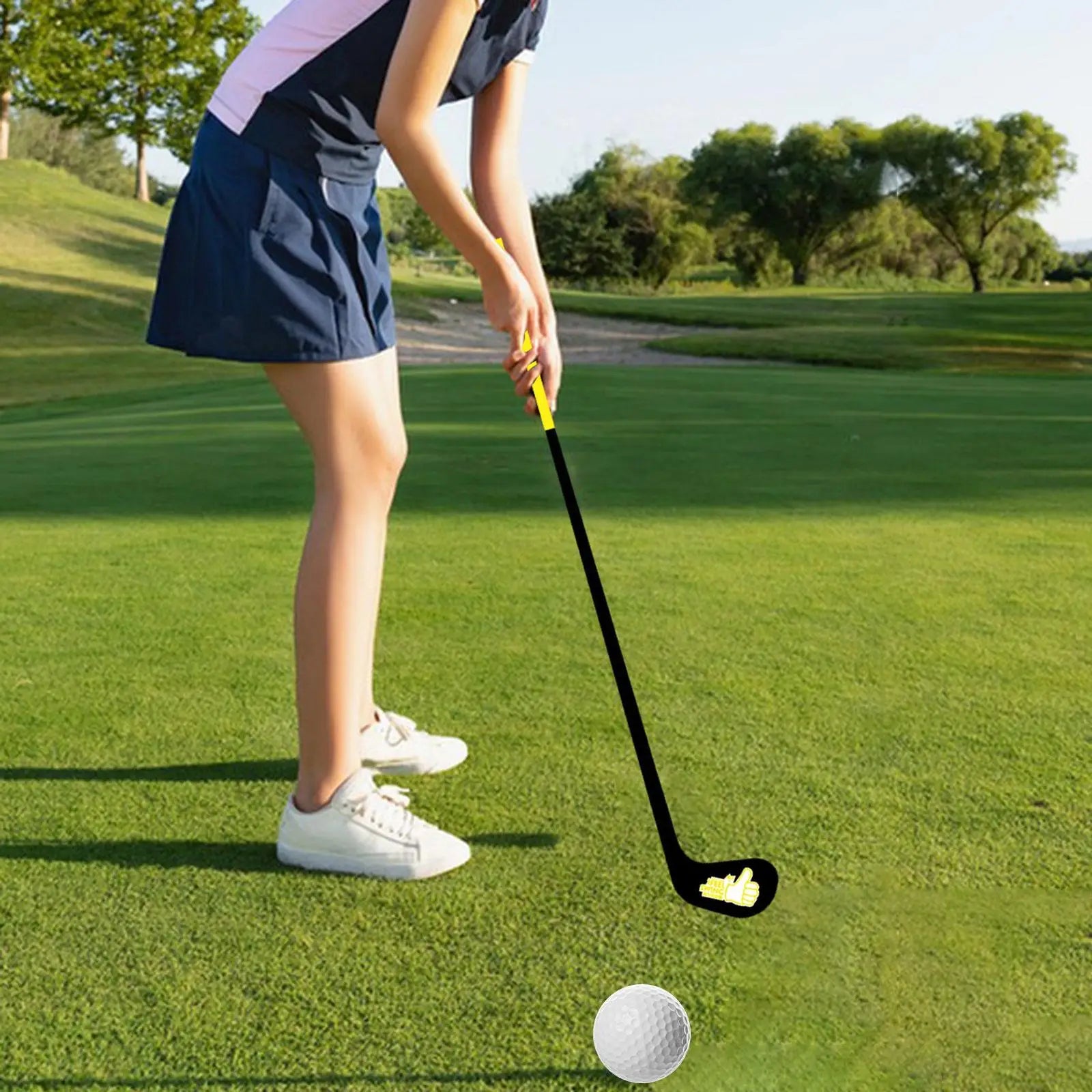 Lightweight Golf Swing Training Aid Grip Rod