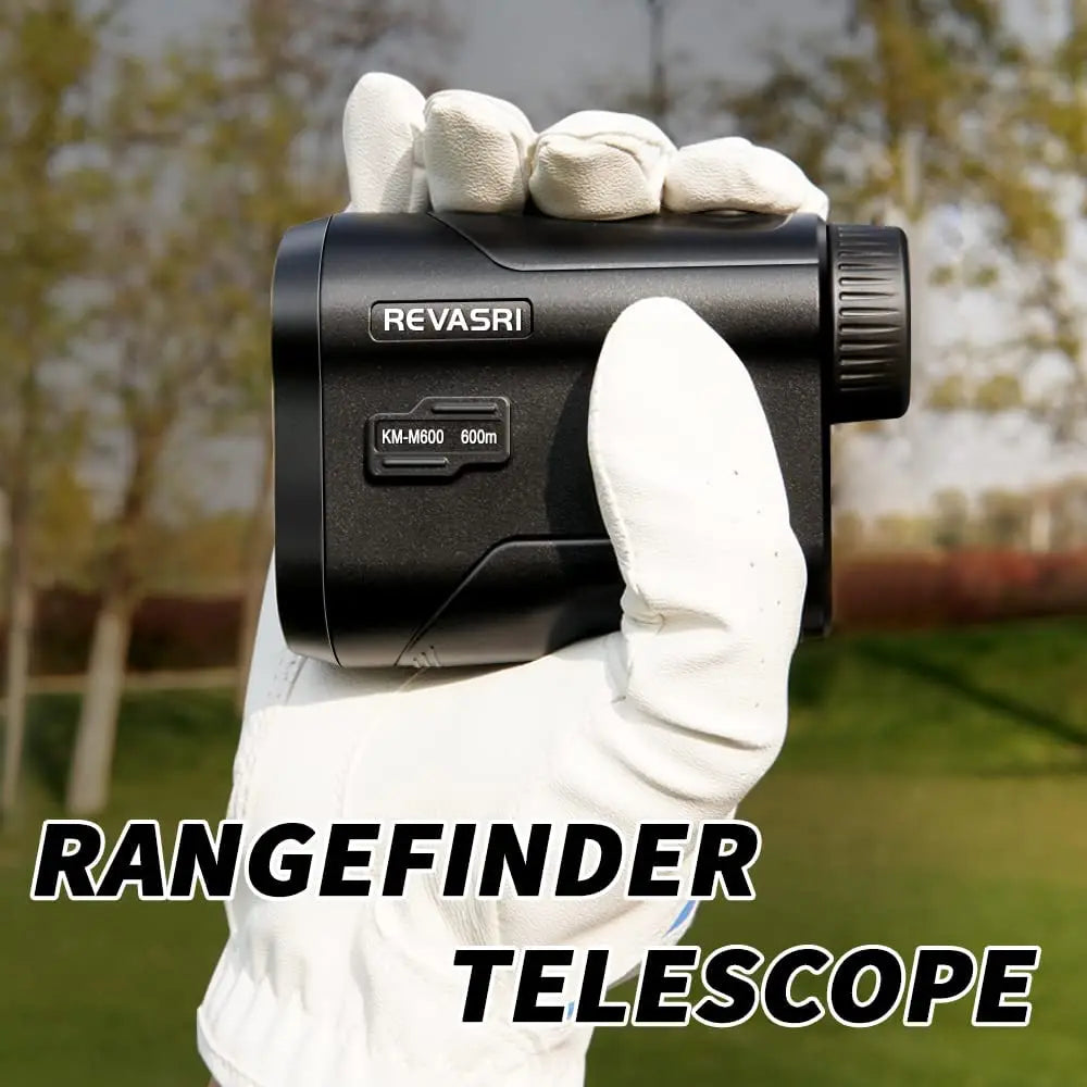 REVASRI 600M Golf Rangefinder – Slope Compensation, Flag Lock, USB Rechargeable