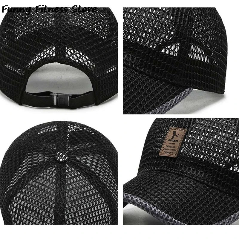 Breathable Mesh Sports Cap